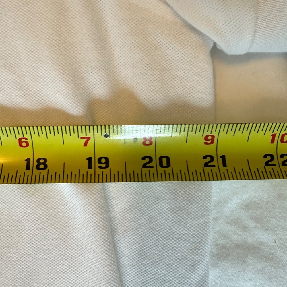 J.Crew Men’s Flex Piqué Polo — White | Size Large | Untucked Fit - Picture 4 of 5